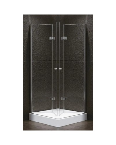 Душевой уголок Cezares Elena 100x100 см прозрачное стекло ELENA-W-AS-2-100-C-Cr