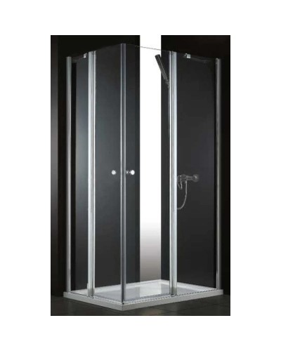 Душевой уголок Cezares Elena 120x90 см текстурное стекло ELENA-W-AH-2-120/90-P-Cr-R