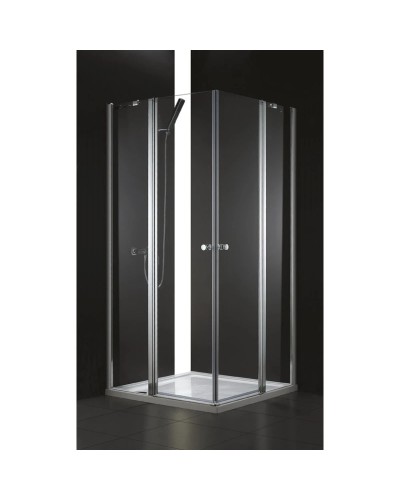 Душевой уголок Cezares Elena 100x100 см прозрачное стекло ELENA-W-A-22-100-C-Cr