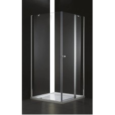 Душевой уголок Cezares Elena 90x90 см текстурное стекло ELENA-W-A-12-90-P-Cr-R
