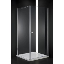 Душевой уголок Cezares Elena 90x90 см текстурное стекло ELENA-W-A-1-90-P-Cr-R
