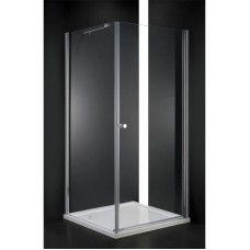 Душевой уголок Cezares Elena 90x90 см текстурное стекло ELENA-W-A-1-90-P-Cr-R