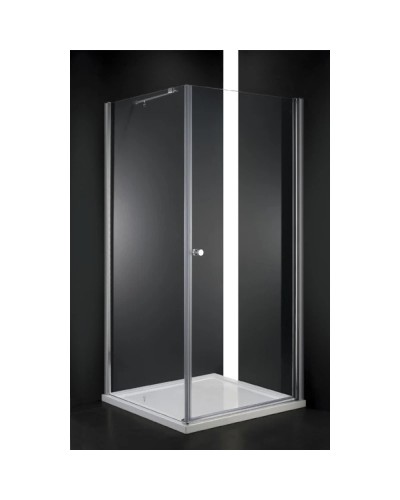 Душевой уголок Cezares Elena 90x90 см текстурное стекло ELENA-W-A-1-90-P-Cr-R