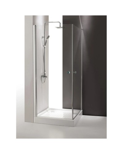 Душевой уголок Cezares Triumph 70x70 см текстурное стекло TRIUMPH-D-A-2-70-P-Cr