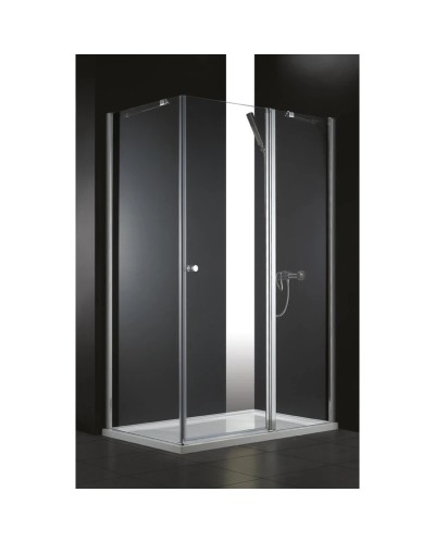 Душевой уголок Cezares Elena 120x100 см текстурное стекло ELENA-W-AH-1-120/100-P-Cr-R