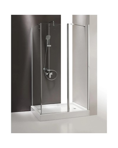 Душевой уголок Cezares Triumph 120x100 см текстурное стекло TRIUMPH-D-AH-1-120/100-P-Cr-R