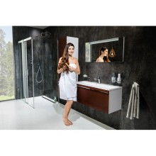 Душевой уголок Ravak Matrix MSDPS-100/80 L белый Transparent 0WLA4100Z1