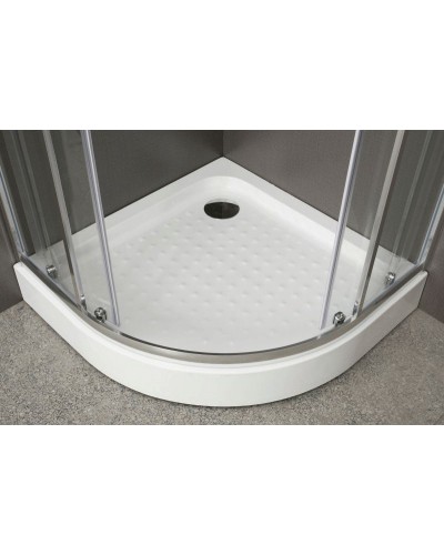 Душевой уголок BelBagno UNO-195-R-2-90-C-Cr 90х90 профиль Хром стекло прозрачное