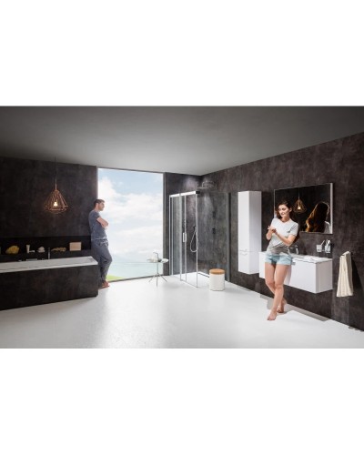 Душевой уголок Ravak Matrix MSDPS-100/100 L сатин Transparent 0WLAAU00Z1