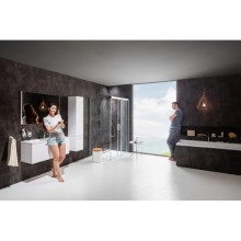 Душевой уголок Ravak Matrix MSDPS-100/100 R сатин Transparent 0WPAAU00Z1