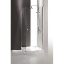 Душевой уголок Cezares Triumph 90x90 см текстурное стекло TRIUMPH-D-A-1-90-P-Cr-R