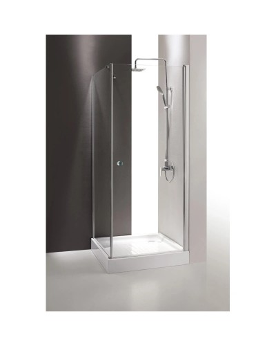 Душевой уголок Cezares Triumph 90x90 см текстурное стекло TRIUMPH-D-A-1-90-P-Cr-R