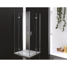 Душевой уголок Cezares Bergamo 90x90 см прозрачное стекло BERGAMO-W-A-2-90-C-Cr