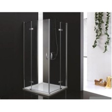 Душевой уголок Cezares Bergamo 90x90 см прозрачное стекло BERGAMO-W-A-2-90-C-Cr