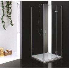 Душевой уголок Cezares Bergamo 100x100 см прозрачное стекло BERGAMO-W-A-1-100-C-Cr-R