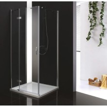 Душевой уголок Cezares Bergamo 90x90 см прозрачное стекло BERGAMO-W-A-1-90-C-Cr-L