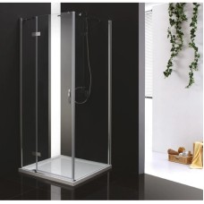 Душевой уголок Cezares Bergamo 90x90 см прозрачное стекло BERGAMO-W-A-1-90-C-Cr-L
