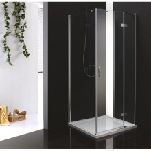 Душевой уголок Cezares Bergamo 90x90 см прозрачное стекло BERGAMO-W-A-1-90-C-Cr-R