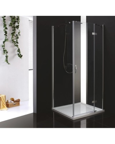 Душевой уголок Cezares Bergamo 90x90 см прозрачное стекло BERGAMO-W-A-1-90-C-Cr-R