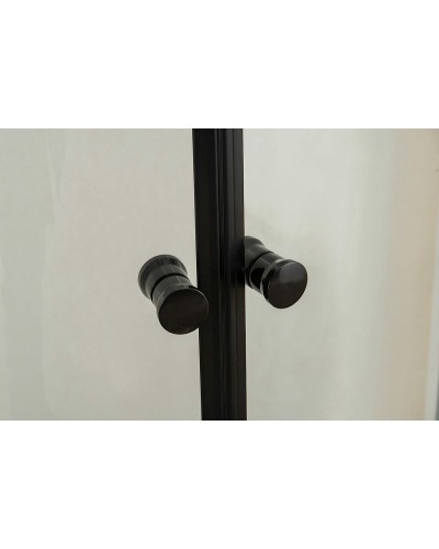 Душевой уголок Orange E01-090TB/G 90x90 профиль Черный стекло прозрачное