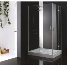 Душевой уголок Cezares Bergamo 120x90 см прозрачное стекло BERGAMO-W-AH-2-120/90-C-Cr-L