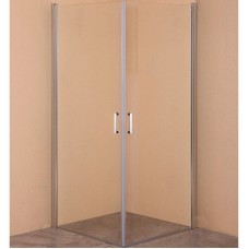 Душевой уголок Orange E04-090TCR 90x90 профиль Хром стекло прозрачное