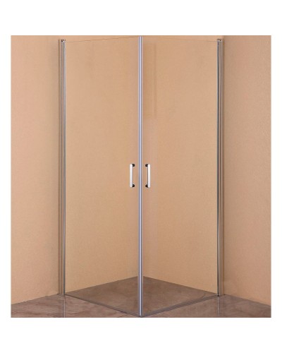 Душевой уголок Orange E04-090TCR 90x90 профиль Хром стекло прозрачное