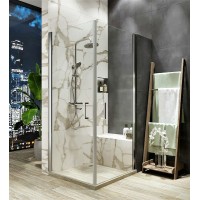 Душевой уголок Orange E04-090TCR 90x90 профиль Хром стекло прозрачное