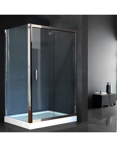 Душевой уголок Royal Bath HPS 120х90 RB9120HPS-T-CH без поддона профиль Хром стекло прозрачное