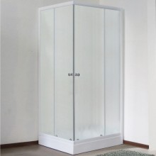Душевой уголок Royal Bath HPD 90х80 RB 8090 HPD-C без поддона профиль Белый стекло матовое