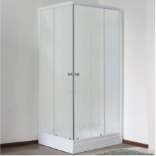 Душевой уголок Royal Bath HPD 90х80 RB 8090 HPD-C без поддона профиль Белый стекло матовое