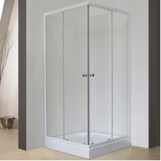 Душевой уголок Royal Bath HPD 75х80 RB8075HPD-T без поддона профиль Белый стекло прозрачное