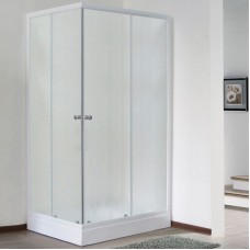 Душевой уголок Royal Bath HPD 75х115 RB11575HPD-C без поддона профиль Белый стекло матовое