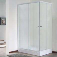 Душевой уголок Royal Bath HPD 75х120 RB1275HPD-C без поддона профиль Белый стекло матовое