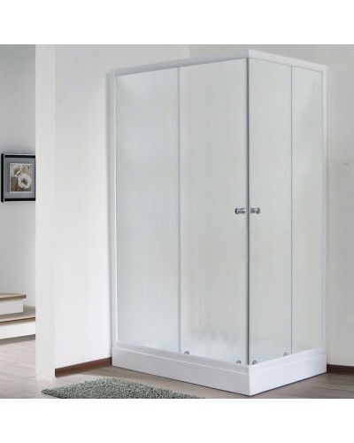 Душевой уголок Royal Bath HPD 75х120 RB1275HPD-C без поддона профиль Белый стекло матовое