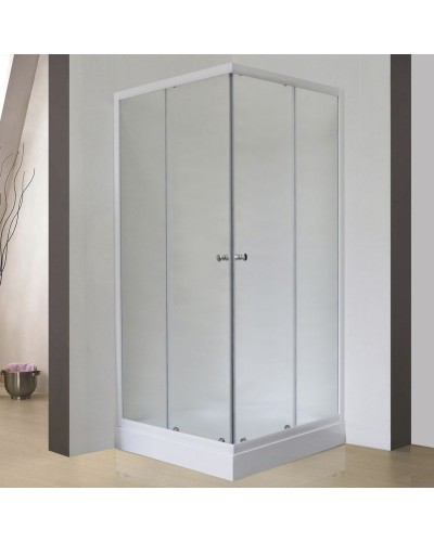 Душевой уголок Royal Bath HPD 85х85 RB85HPD-C без поддона профиль Белый стекло матовое