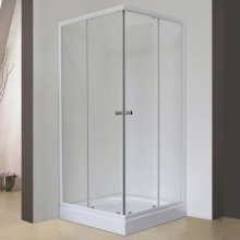 Душевой уголок Royal Bath HPD 85х90 RB9085HPD-T без поддона профиль Белый стекло прозрачное