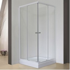 Душевой уголок Royal Bath HPD 85х85 RB85HPD-T без поддона профиль Белый стекло прозрачное