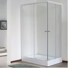 Душевой уголок Royal Bath HPD 85х115 RB11585HPD-T без поддона профиль Белый стекло прозрачное