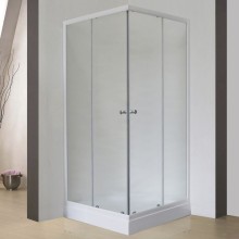 Душевой уголок Royal Bath HPD 95х95 RB95HPD-C без поддона профиль Белый стекло матовое
