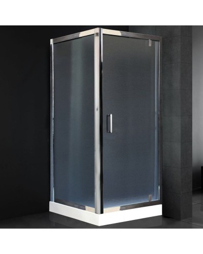 Душевой уголок Royal Bath HV 80х80 RB8080HV-C-CH без поддона профиль Хром стекло рифленое