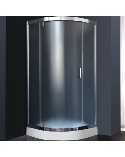 Душевой уголок Royal Bath HKV 90х90 RB HKV90-C-CH без поддона профиль Хром стекло рифленое