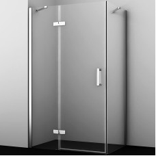 Душевой уголок WasserKRAFT Aller 120х100 L 10H10LWHITE профиль Хром стекло прозрачное