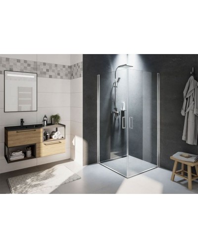 Душевой уголок Riho Novik Z209 90х90 G003024120 (GZ2090090) профиль Хром стекло прозрачное