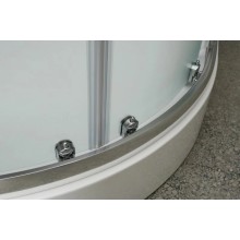 Душевой уголок BelBagno Uno 90х90 см текстурное стекло UNO-R-2-90-P-Cr