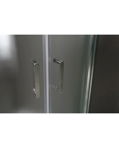 Душевой уголок BelBagno Uno 90х90 см текстурное стекло UNO-R-2-90-P-Cr