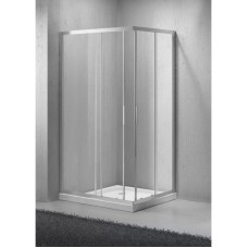 Душевой уголок BelBagno Sela 100х80 см прозрачное стекло SELA-AH-2-100/80-C-Cr