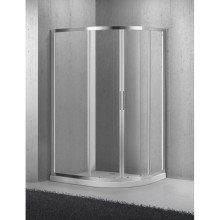 Душевой уголок BelBagno Sela 100х80 см текстурное стекло SELA-RH-2-100/80-Ch-Cr