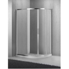 Душевой уголок BelBagno Sela 100х80 см текстурное стекло SELA-RH-2-100/80-Ch-Cr
