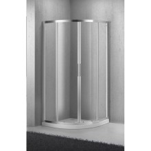 Душевой уголок BelBagno Sela 80х80 см текстурное стекло SELA-R-2-80-Ch-Cr